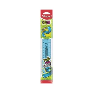 Regla plastico flexible 20 cm