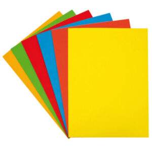 Paquete 50 hojas colores carta