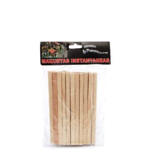 Paquete de 20 palos de madera chicos