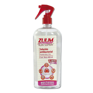 Solución Antibacterial en Spray Zuum 480ml