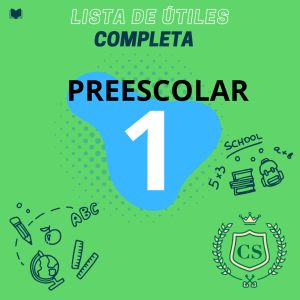 Lista_preesco_1_springwoods Lista de útiles Preescolar 1° COLEGIO SPRINGWOODS
