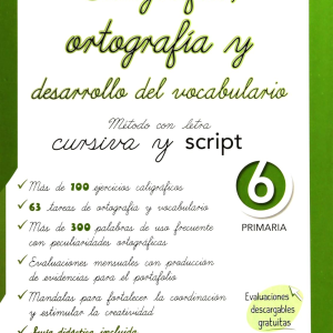 Libro Caligrafía y ortografía 6 (Trillas)