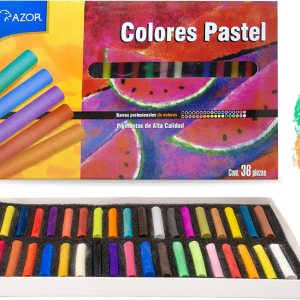 Set Gises Pastel Para Dibujo 36 Piezas
